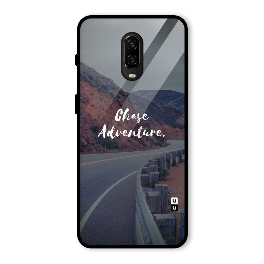 Chase Adventure Glass Back Case for OnePlus 6T