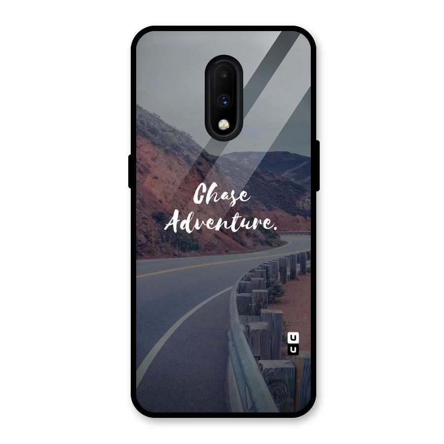 Chase Adventure Glass Back Case for OnePlus 7