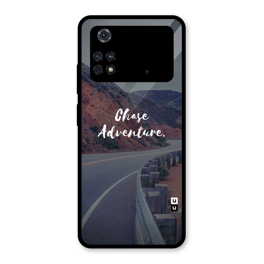 Chase Adventure Glass Back Case for Poco M4 Pro 4G