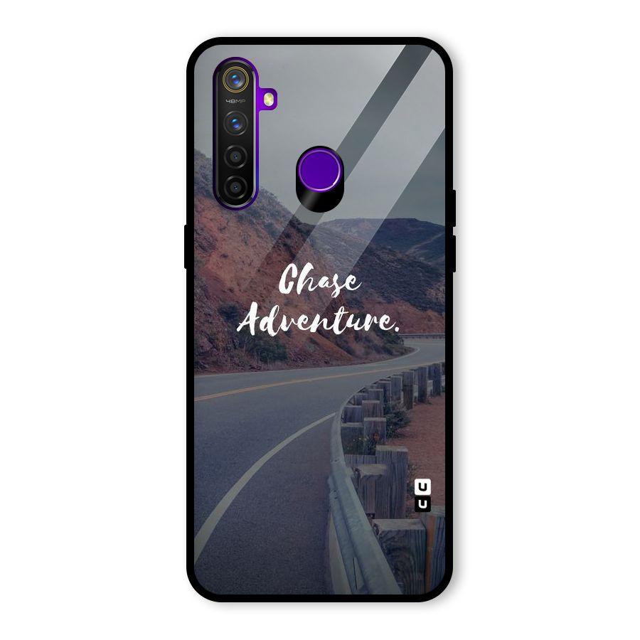 Chase Adventure Glass Back Case for Realme 5 Pro