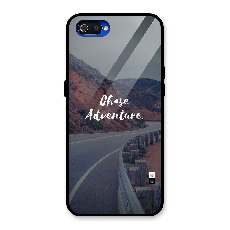 Chase Adventure Glass Back Case for Realme C2
