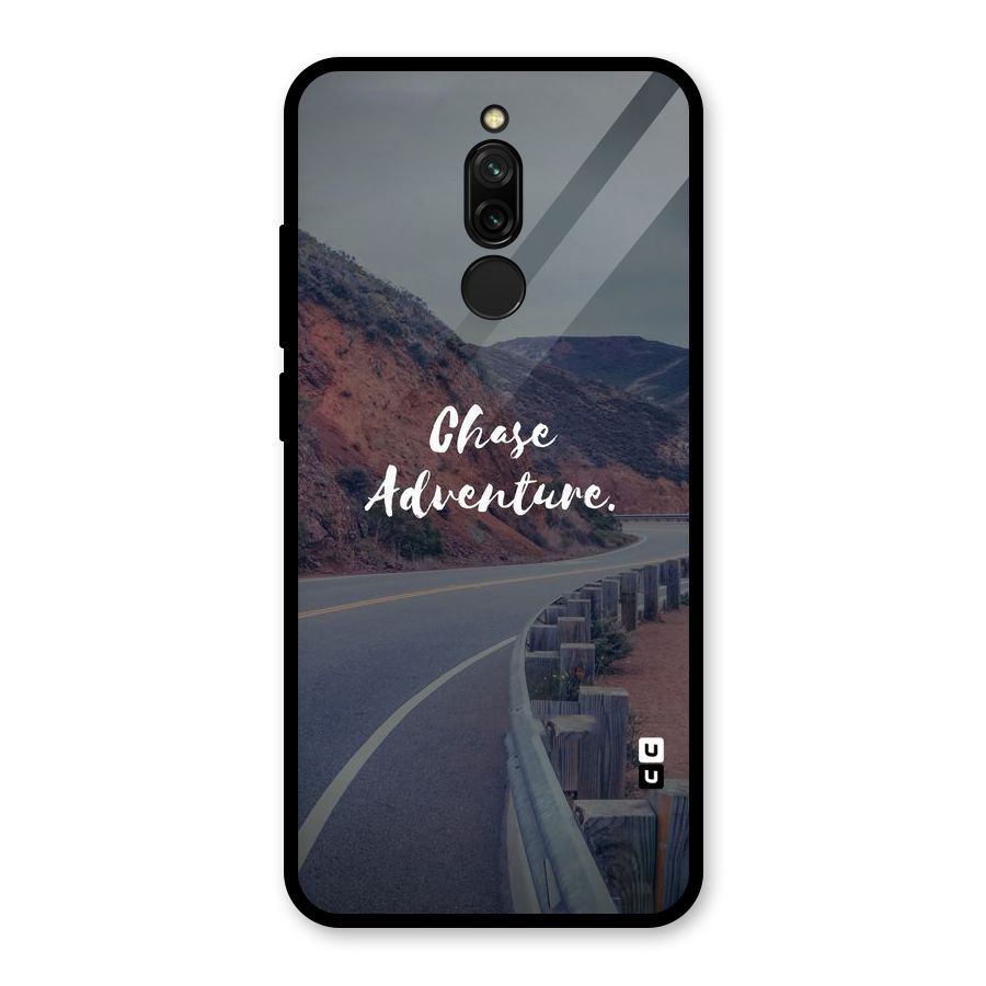 Chase Adventure Glass Back Case for Redmi 8