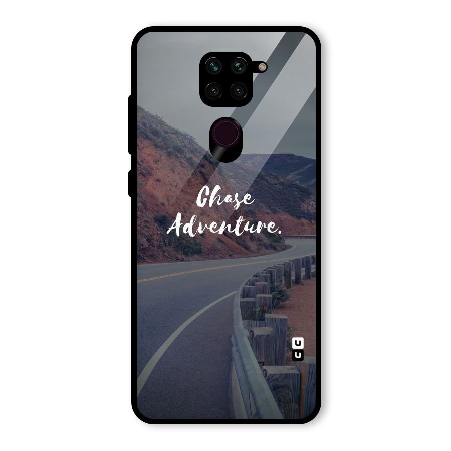 Chase Adventure Glass Back Case for Redmi Note 9