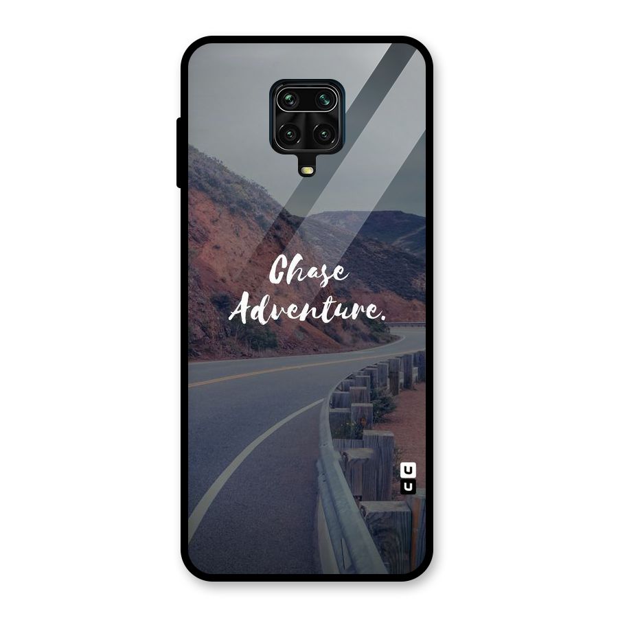 Chase Adventure Glass Back Case for Redmi Note 9 Pro Max