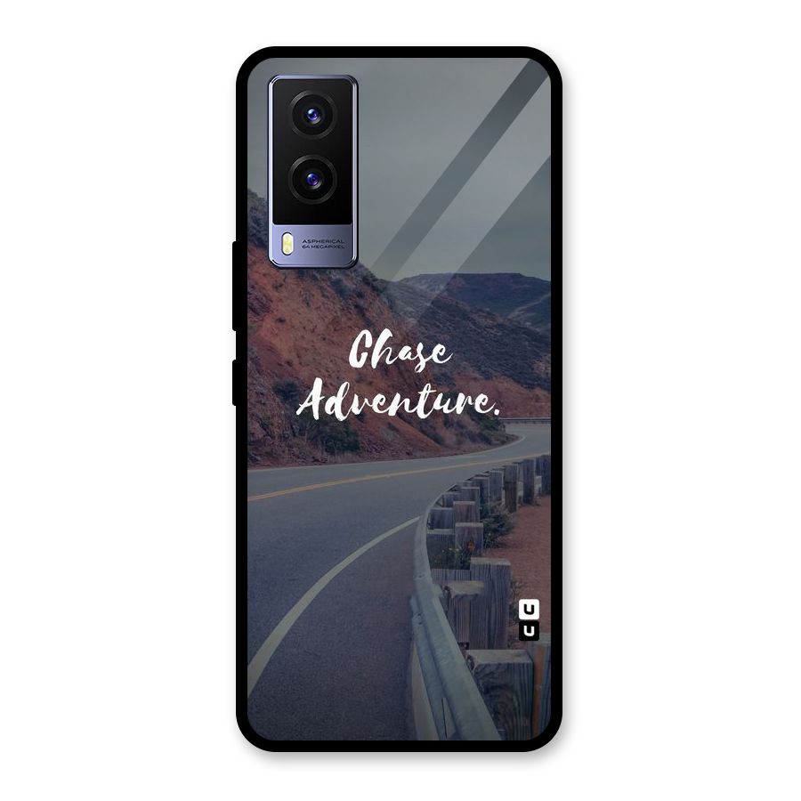 Chase Adventure Glass Back Case for Vivo V21e 5G