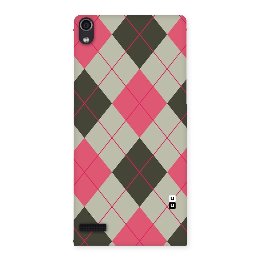 Check And Lines Back Case for Ascend P6