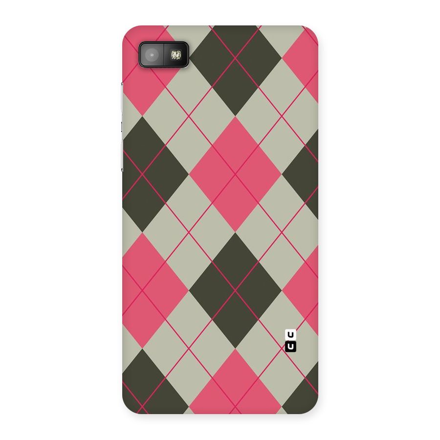 Check And Lines Back Case for Blackberry Z10