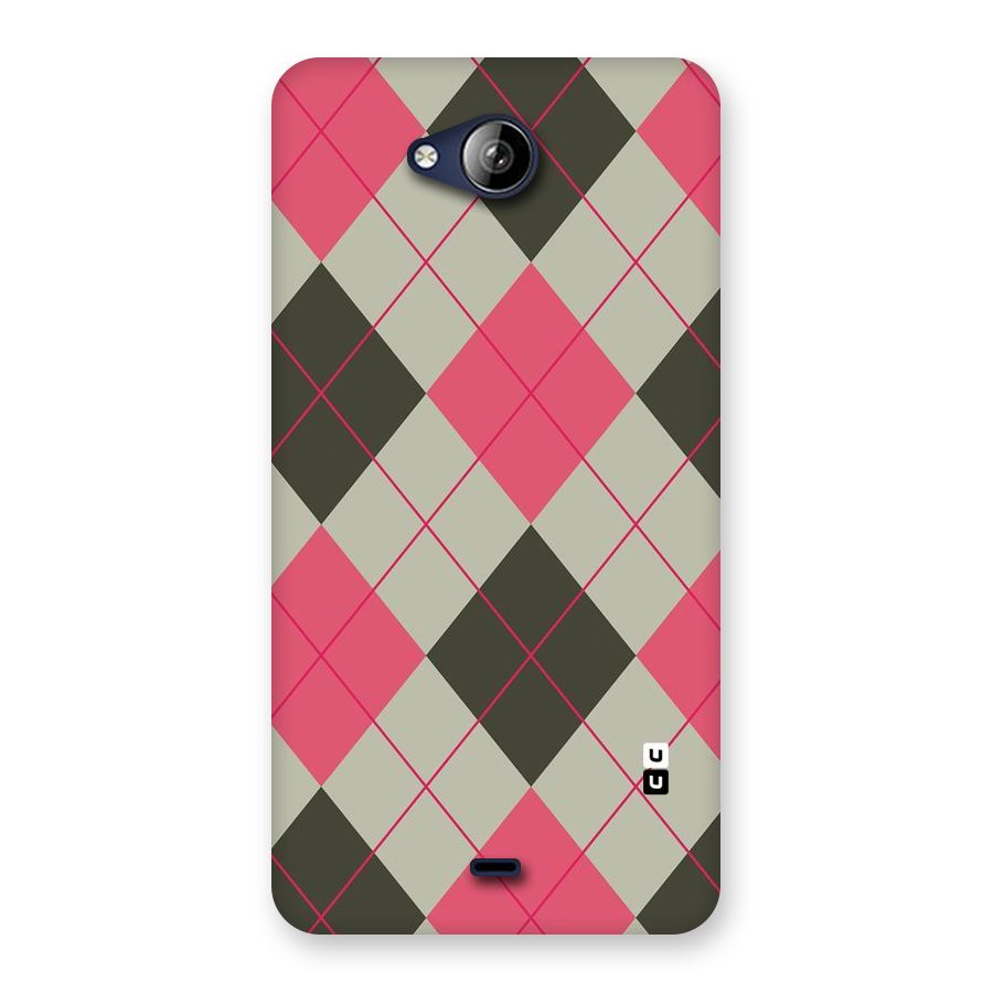 Check And Lines Back Case for Canvas Play Q355