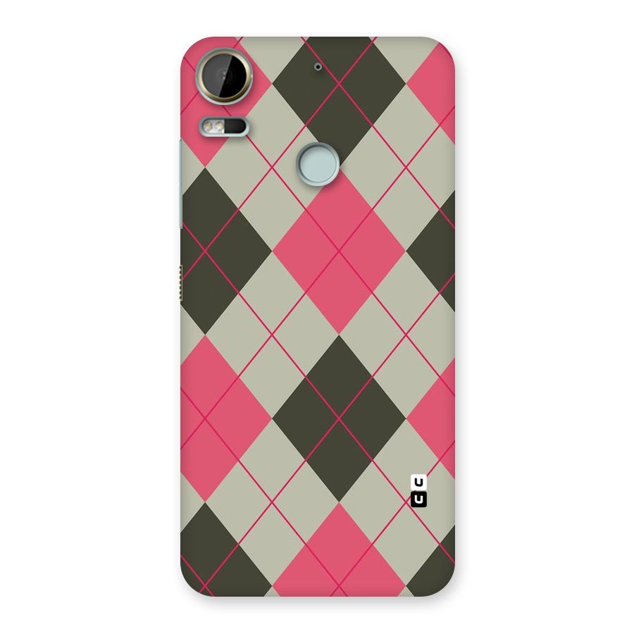 Check And Lines Back Case for Desire 10 Pro