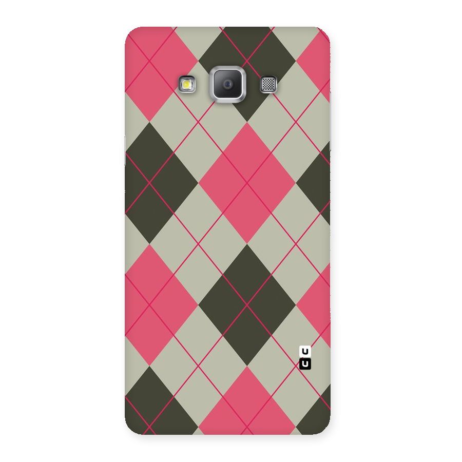 Check And Lines Back Case for Galaxy A7