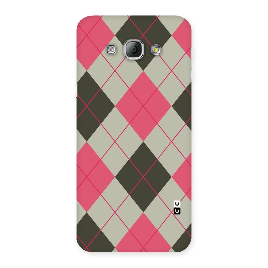 Check And Lines Back Case for Galaxy A8