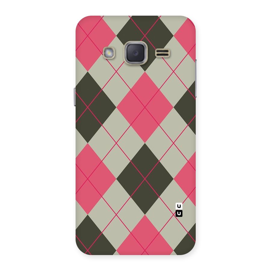 Check And Lines Back Case for Galaxy J2