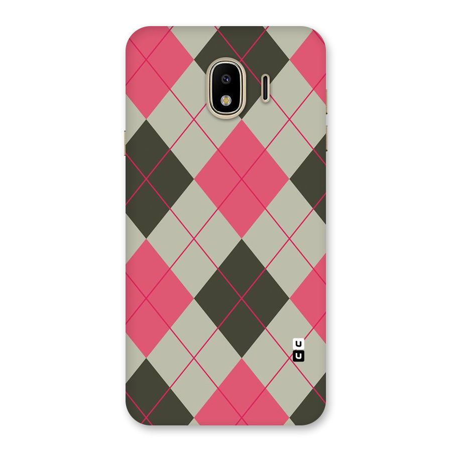 Check And Lines Back Case for Galaxy J4