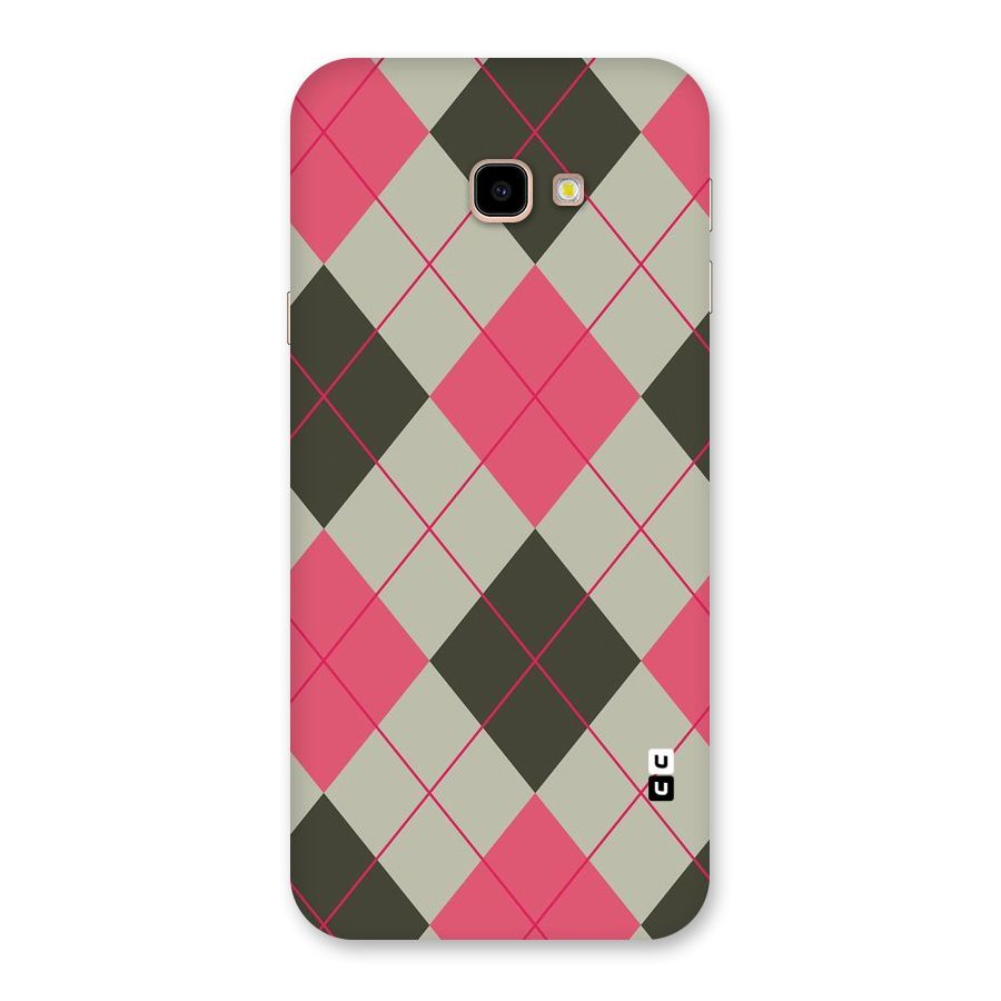 Check And Lines Back Case for Galaxy J4 Plus