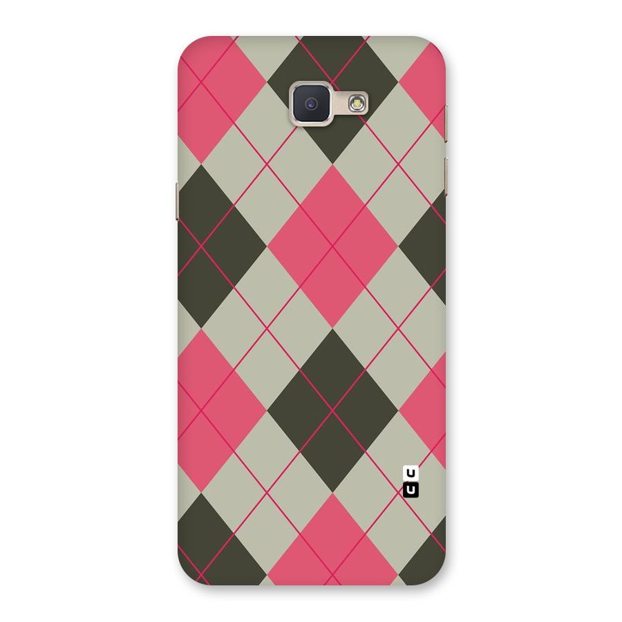 Check And Lines Back Case for Galaxy J5 Prime