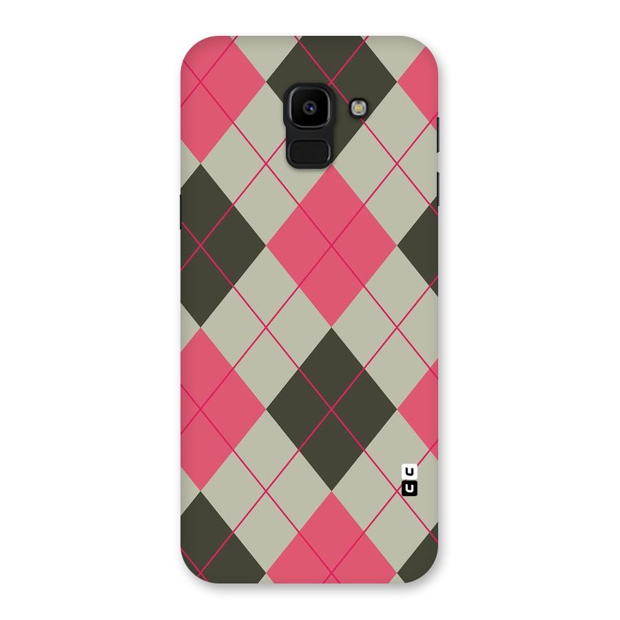 Check And Lines Back Case for Galaxy J6