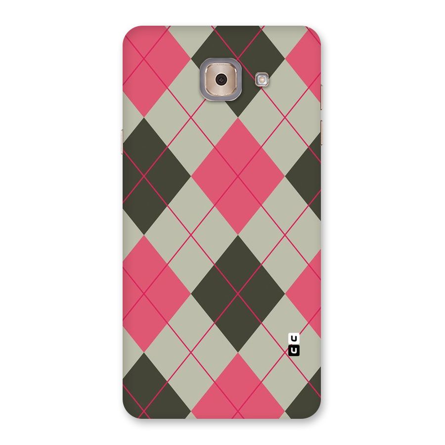 Check And Lines Back Case for Galaxy J7 Max