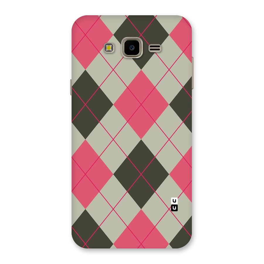 Check And Lines Back Case for Galaxy J7 Nxt