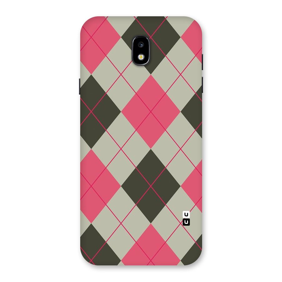 Check And Lines Back Case for Galaxy J7 Pro