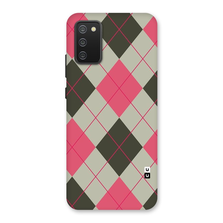 Check And Lines Back Case for Galaxy M02s