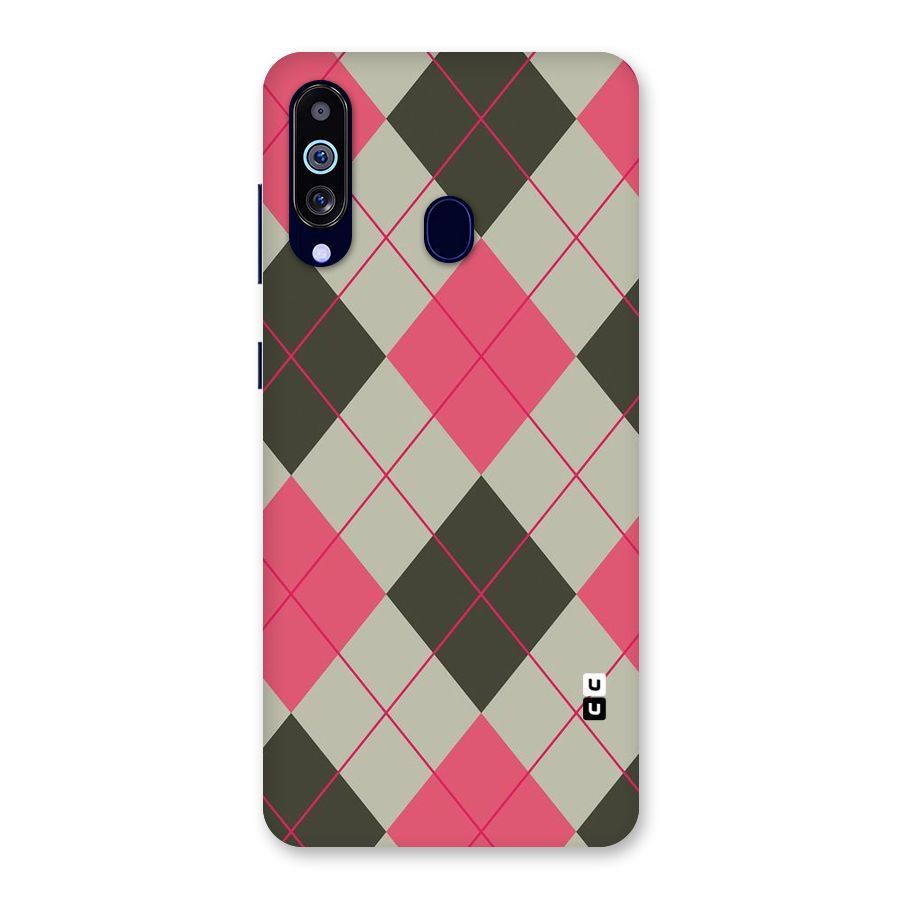 Check And Lines Back Case for Galaxy M40