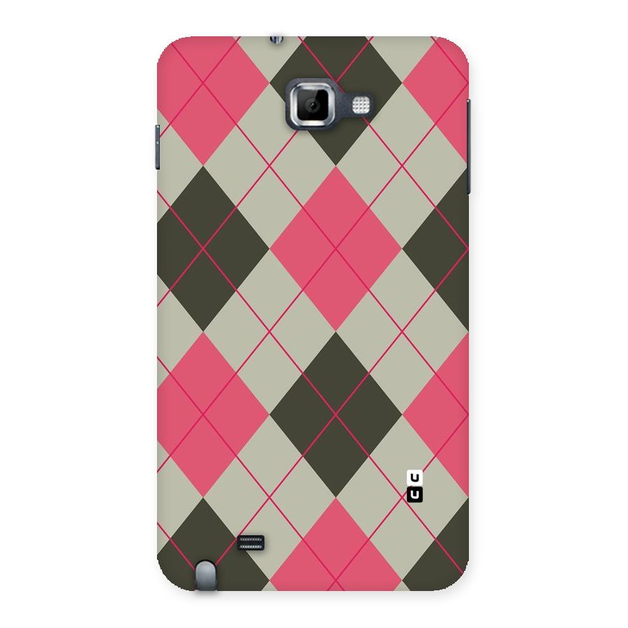Check And Lines Back Case for Galaxy Note