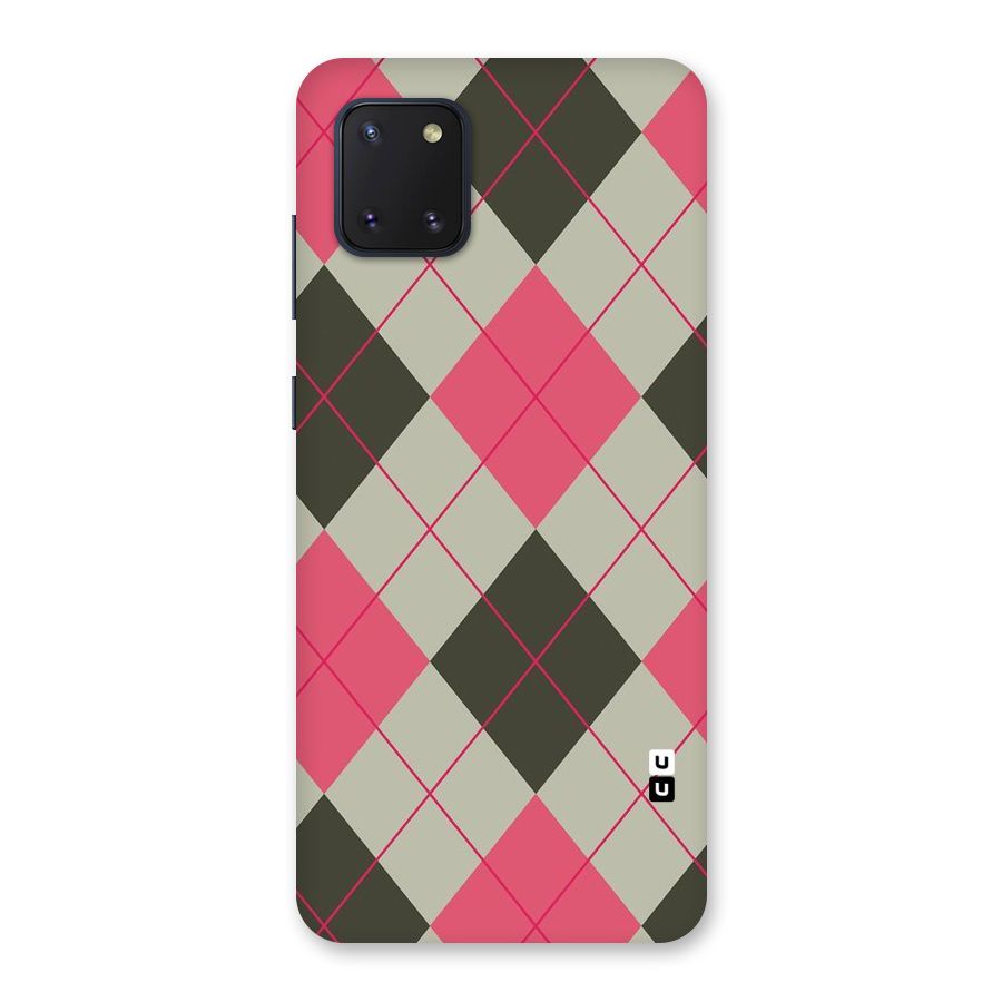 Check And Lines Back Case for Galaxy Note 10 Lite
