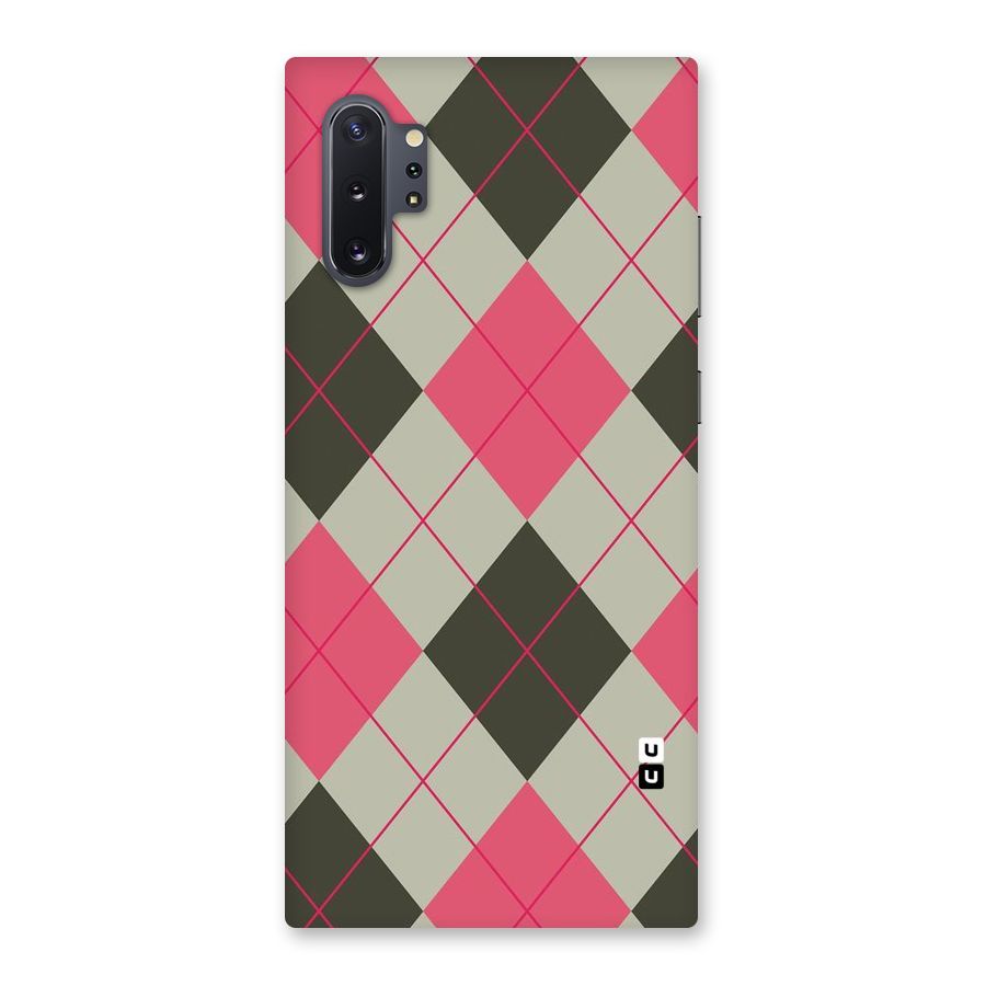 Check And Lines Back Case for Galaxy Note 10 Plus