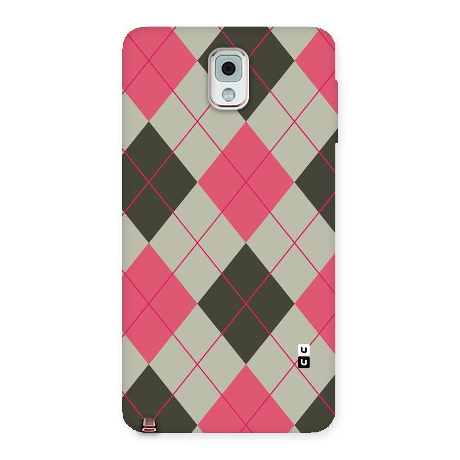 Check And Lines Back Case for Galaxy Note 3