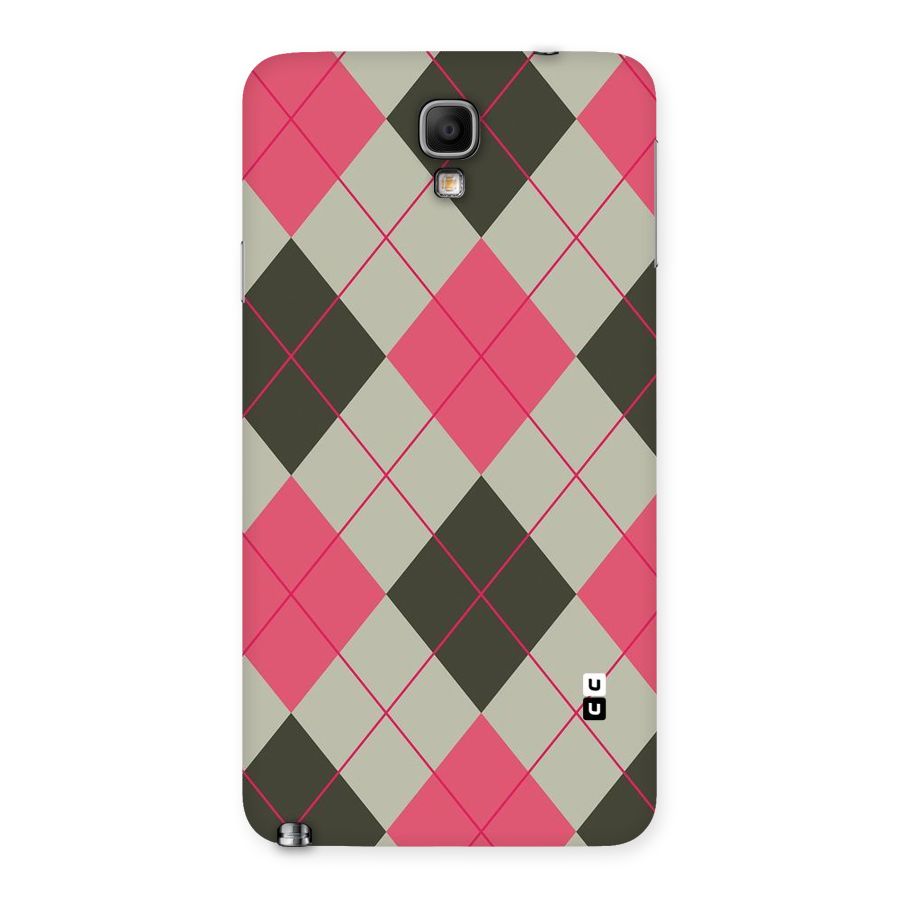 Check And Lines Back Case for Galaxy Note 3 Neo
