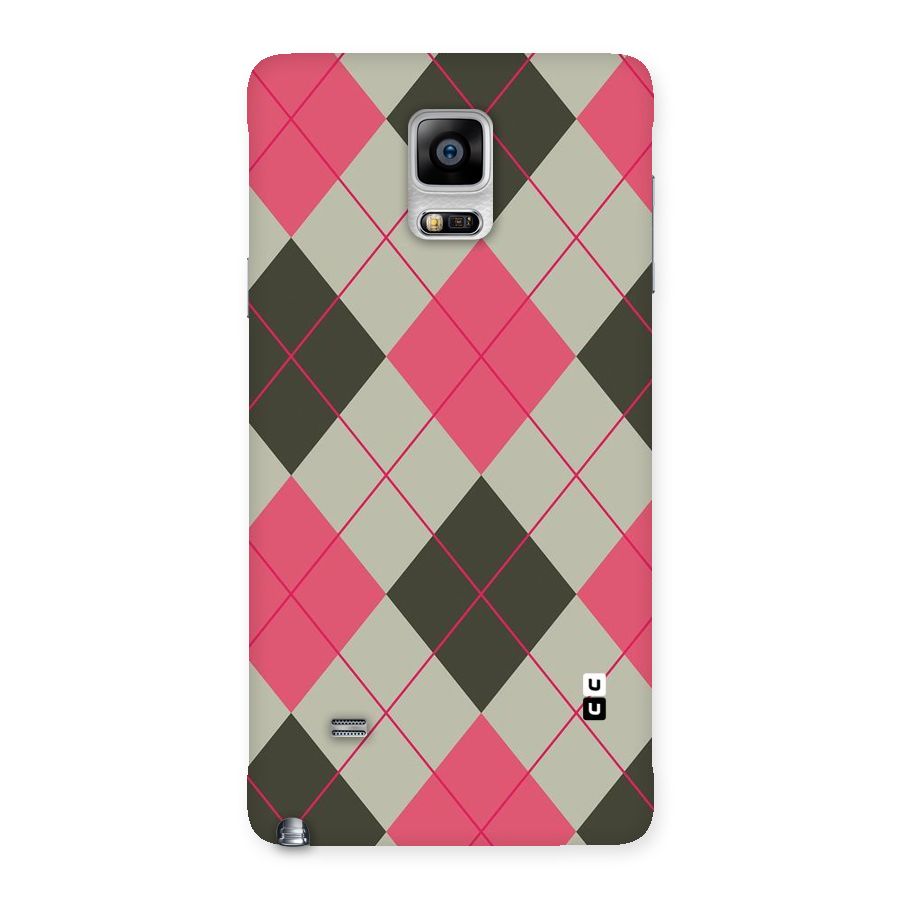 Check And Lines Back Case for Galaxy Note 4