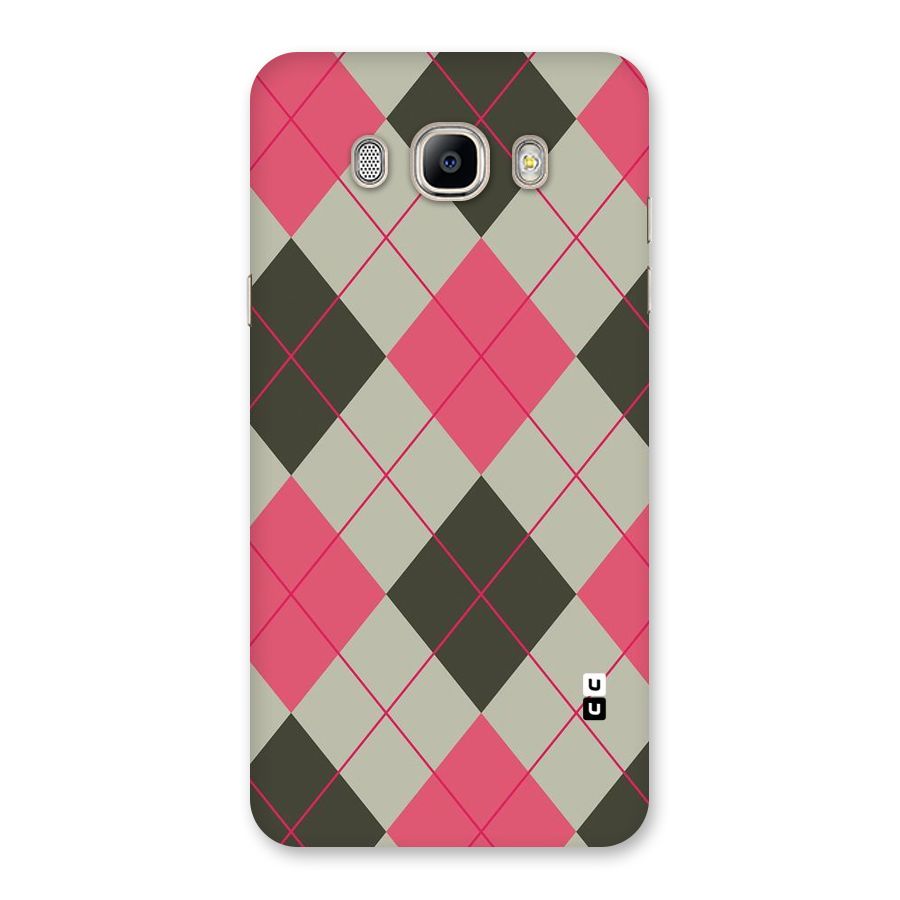 Check And Lines Back Case for Galaxy On8