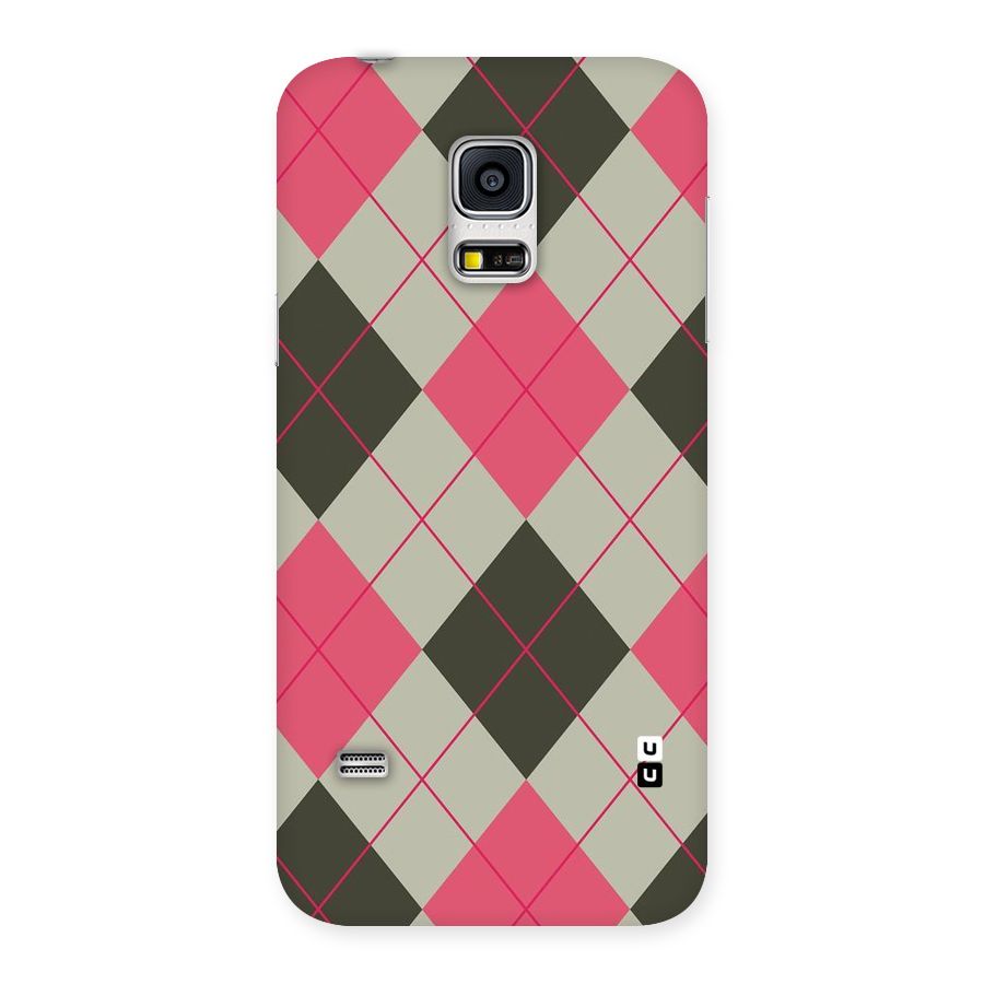 Check And Lines Back Case for Galaxy S5 Mini