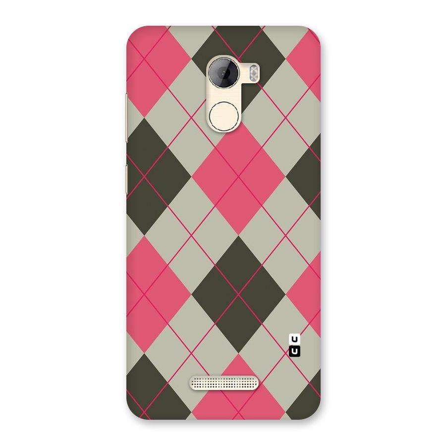 Check And Lines Back Case for Gionee A1 LIte