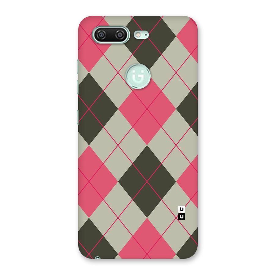 Check And Lines Back Case for Gionee S10