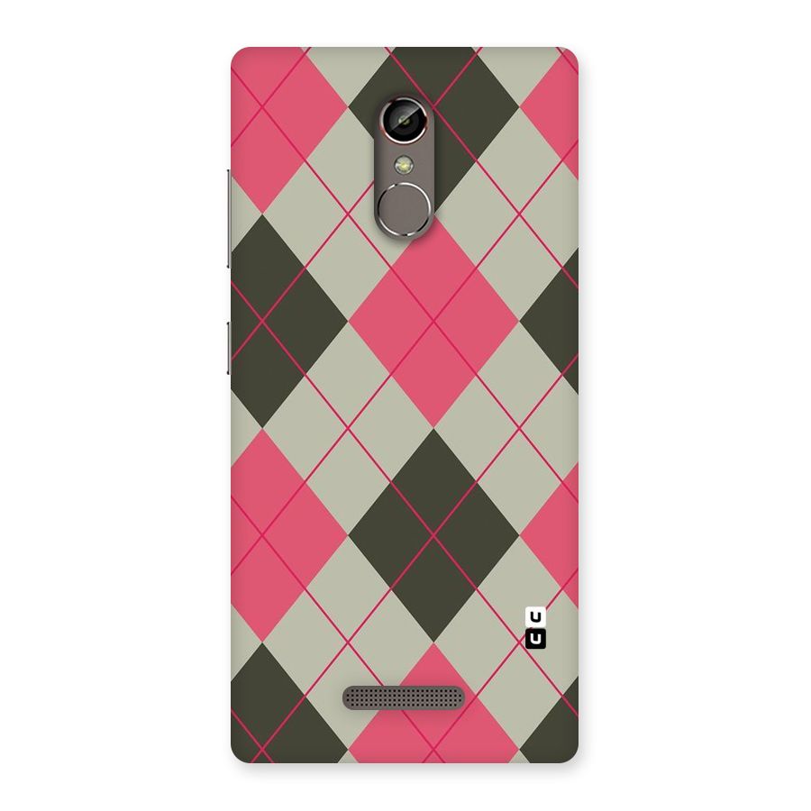 Check And Lines Back Case for Gionee S6s