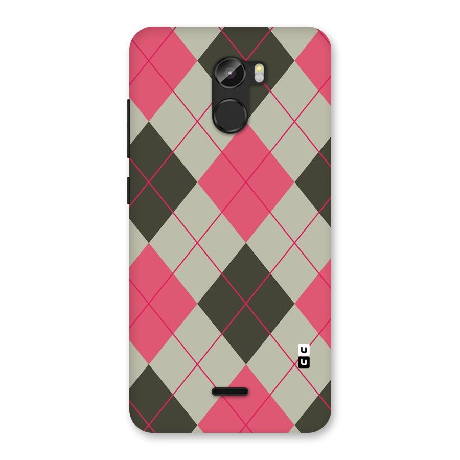 Check And Lines Back Case for Gionee X1