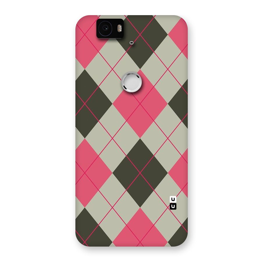 Check And Lines Back Case for Google Nexus-6P