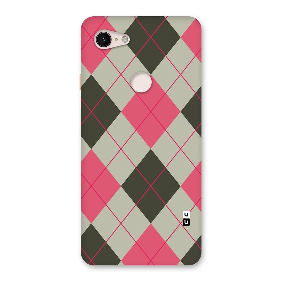 Check And Lines Back Case for Google Pixel 3 XL