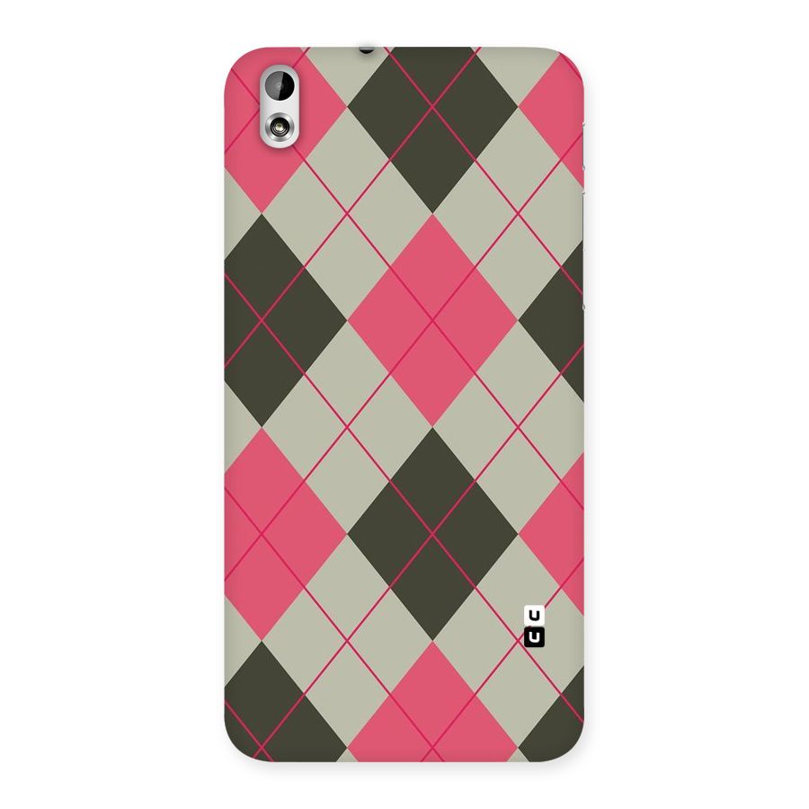 Check And Lines Back Case for HTC Desire 816g
