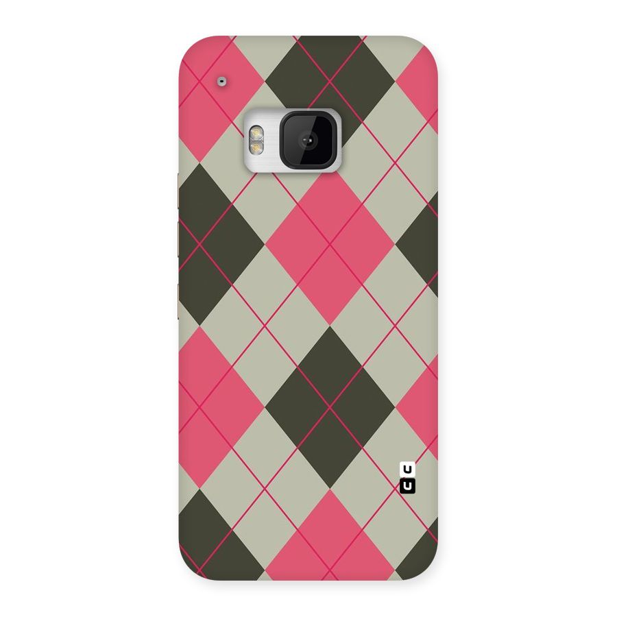 Check And Lines Back Case for HTC One M9