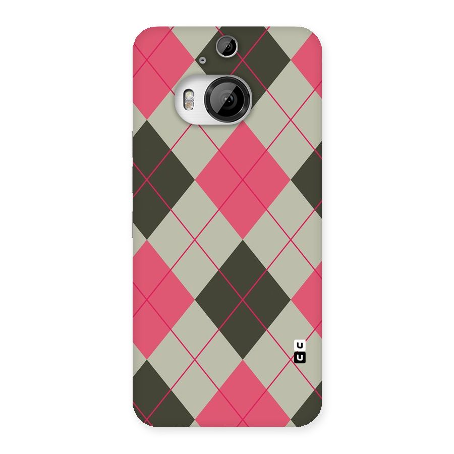 Check And Lines Back Case for HTC One M9 Plus