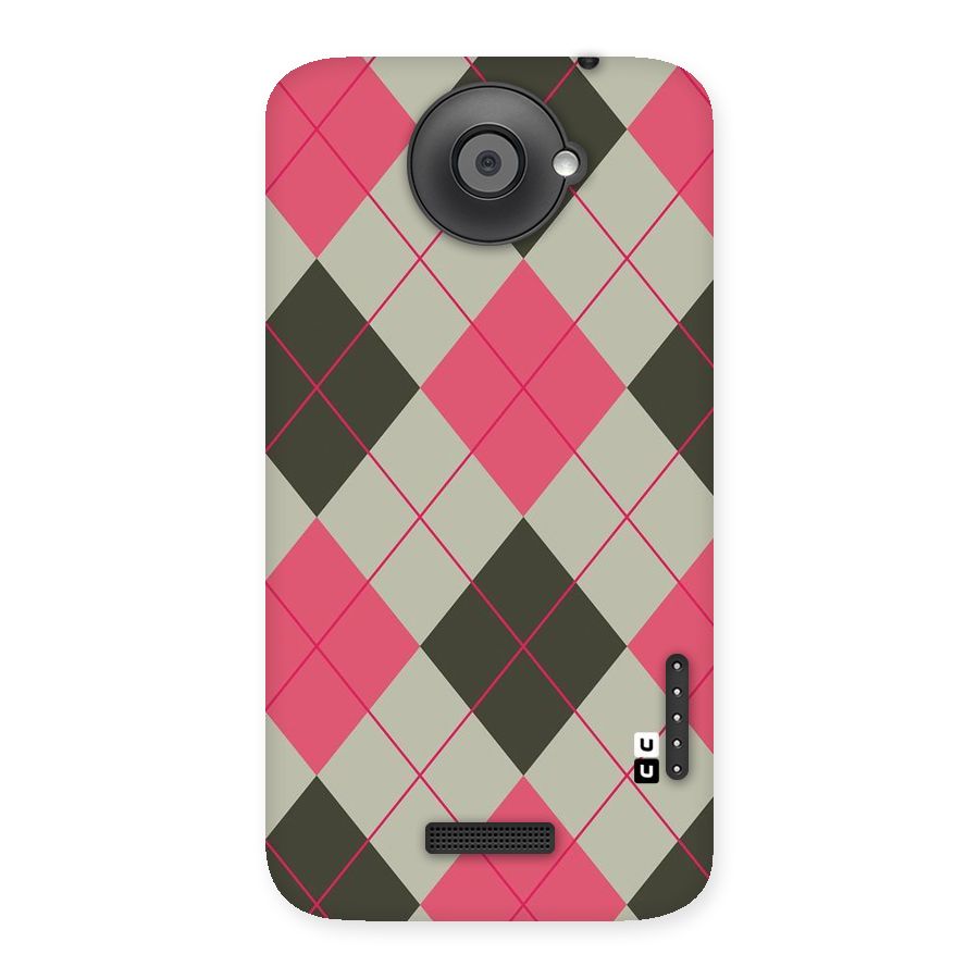 Check And Lines Back Case for HTC One X