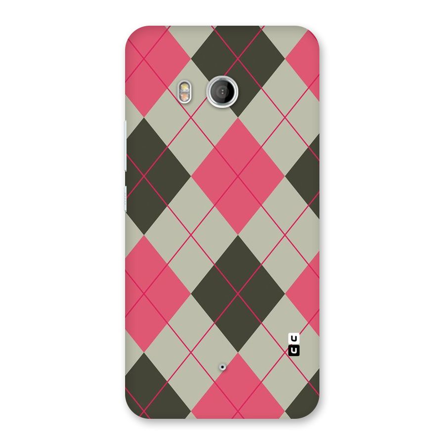Check And Lines Back Case for HTC U11
