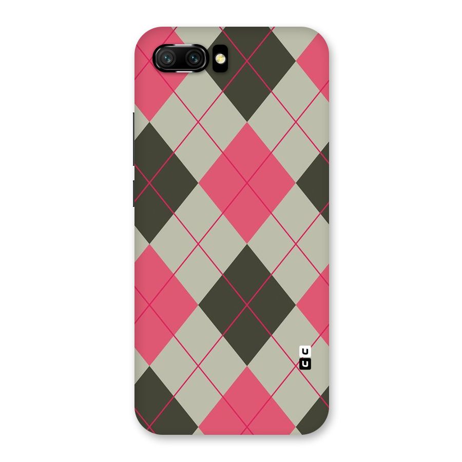 Check And Lines Back Case for Honor 10