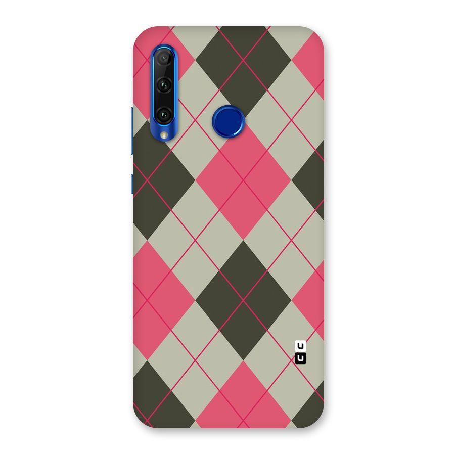 Check And Lines Back Case for Honor 20i