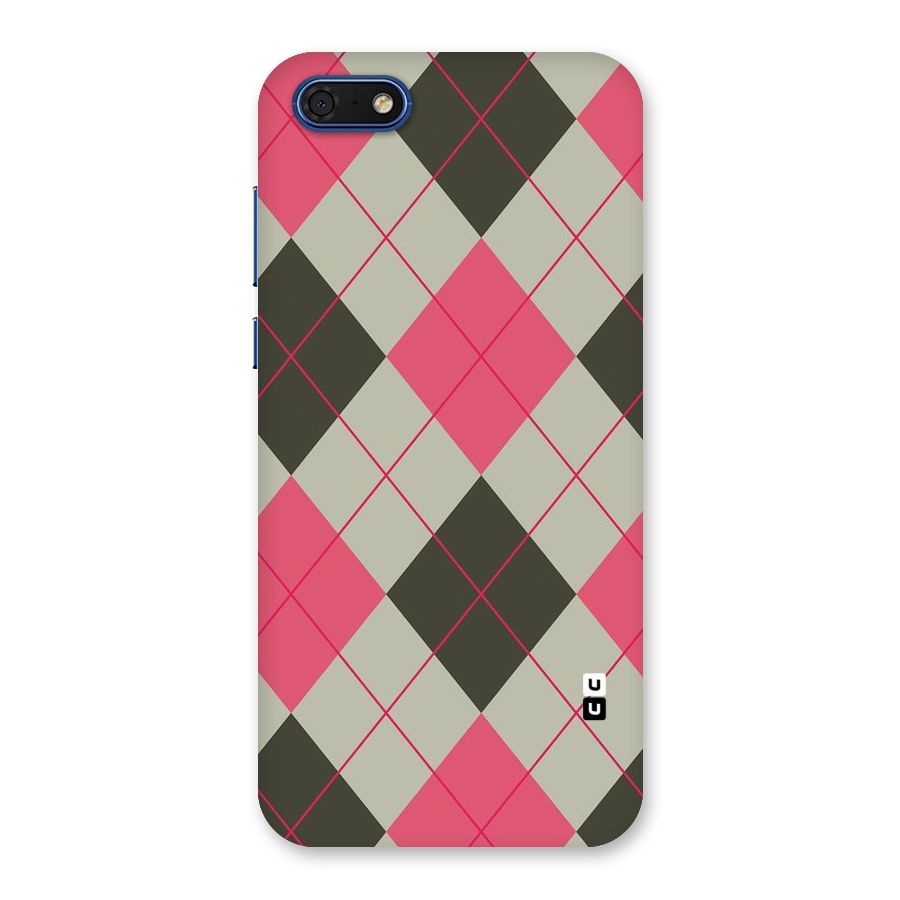 Check And Lines Back Case for Honor 7s