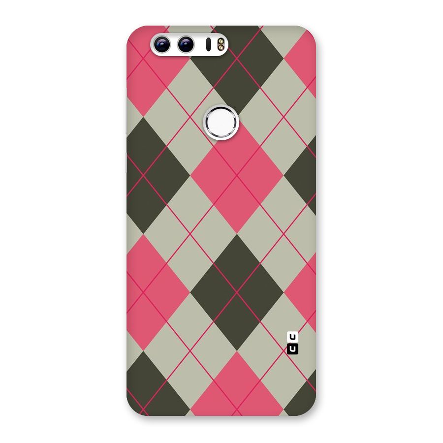 Check And Lines Back Case for Honor 8