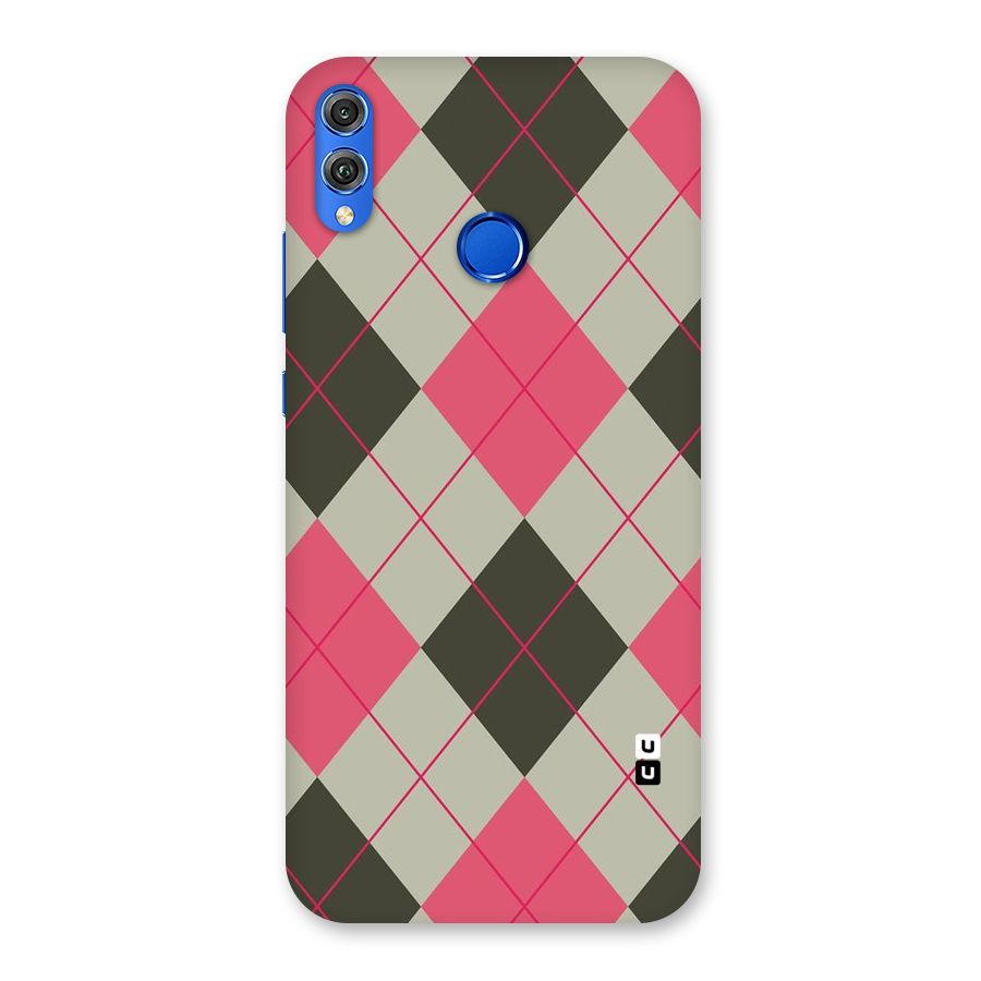 Check And Lines Back Case for Honor 8X