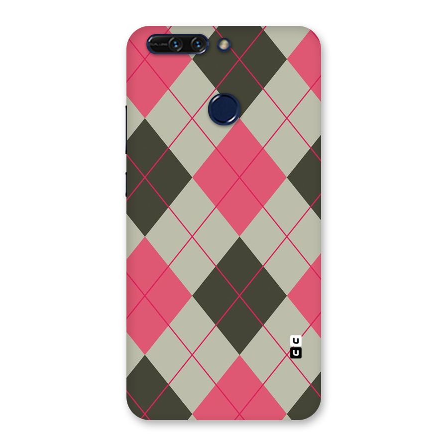 Check And Lines Back Case for Honor 8 Pro